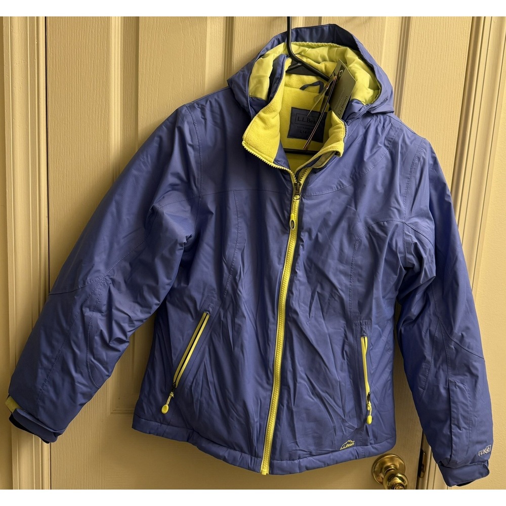 LL Bean Glacier Summit Waterproof Heavy Coat Youth Large 14-16 Skiing Winter NWT